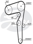 Resim GATES 5646xs Triger Kayisi ( Fiat : Doblo 1.6 Jtd 2008 - - Linea 1.6 Jtd 2009 55200072 (wh853217) 