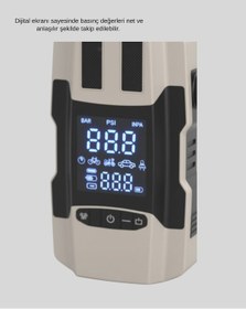 Resim Cosmotex 12.000 Mah Akü Takviye Powerbank Dahili Hava Dijital Ekranlı 