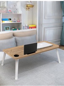 Resim Lando Çok Amaçlı Laptop Ve Tablet Sehpası - Atlantik Çam 80x40x27 Atlantik Çam 