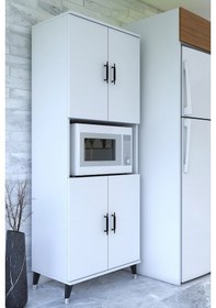 Resim Esmopa Mobilya Çok Amaçlı Kiler Banyo Dolabı 