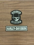 Resim Özden Nakış Motorcu yelek ceket ön Harley Patch 