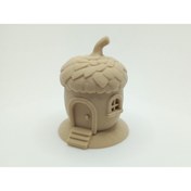 Resim shop Şirin Acorn Peri Evi - 3D Baskı Dekoratif Obje 