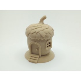 Resim shop Şirin Acorn Peri Evi - 3D Baskı Dekoratif Obje 