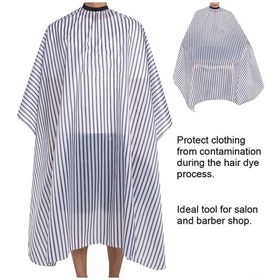 Resim Maiyame Salon Ve Ev Kullanıma Uygun Nilon Dokulu Anti-statik Saç Kesim Perdeği - Su Geçirmez, Saçı Tutmayan, 150x135cm Boyutunda 