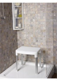 Resim Primanova Cappadocia Banyo Taburesi Beyaz 