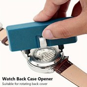 Resim 1 adet Alaşım Saat Arka Kılıf Açacağı, Taşınabilir Saat Pil Değiştirme Aracı, Montaj Gerektirmez, Ev, Saat Tamiri, DIY Tutkunları İçin İdeal Hediye, Saat Tamiri Aracı|Sleek Mavi Bitiş|Dayanıklı Saat Tamiri Aracı, Saat Aksesuarları 