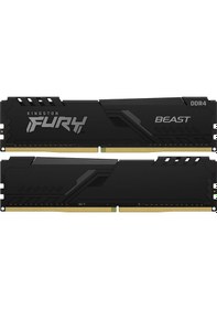 Resim Kingston Fury Beast KF432C16BBK2/16 16 GB (2x8) DDR4 3200 MHz CL16 Ram 