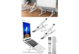 Resim Peri Store Dizüstü Laptop Yükseltici Alüminyum Stand ve Notebook Için Taşınabilir ve Katlanabilir 