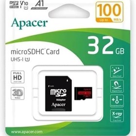 Resim APACER 32GB MICRO SDXC R100Mb/s (AP32GMCSH10UB-R) 