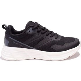 Resim Kinetix Rugos Siyah Gri Beyaz Sneaker 001 