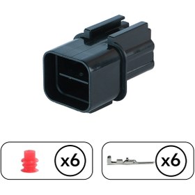 Resim Kum Hyundai Far Soketi Dişi 6 Pin Kablosuz 