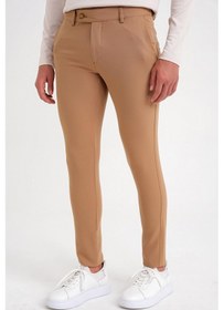 Resim Efor P 1088 Slim Fit Yan Cep Esnek Pamuklu Casual Camel Pantolon Camel 