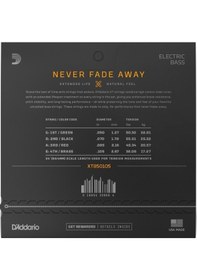 Resim D'addario Xtb50105 Medium / Long Scale Set Bas Gitar Teli 50-105 