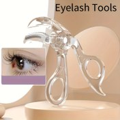 Resim Geniş açılı kirpik, doğal kıvırcık ve kalıcı etki, başlangıç seviyesi için uygun, elektrikli değil, pil yok, diş tarak tasarımı ile kolay kullanım kirpik şekillendirme araçları 