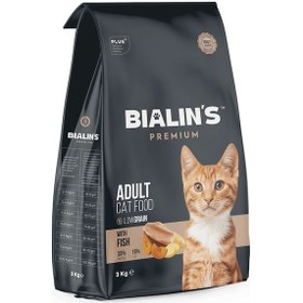 Resim Bialins Premium Yetişkin Kedi Maması Balıklı 3kg 