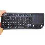 Resim Xindoker Rii V3 Mini Kablosuz Klavye - Dokunmatik Padli Oyun Ve Ofis Kullanımı İçin 