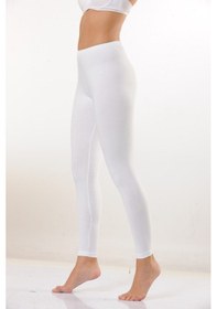 Resim Hmd 4003 3'lü Pamuk Uzun Tayt - Beyaz Beyaz 