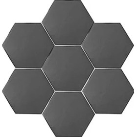 Resim Armada Çini 15x17 Cm Düz Mat metalikAltıgen Seramik 