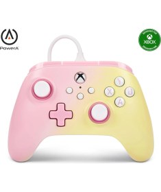 Resim Powera Xbox Series X|s Için Advantage Kablolu Oyun Kumandası - Pink Lemonade 