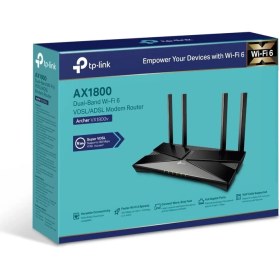 Resim Tp-Link Archer VX1800V Dual Band Wifi 6 VDSL/ADSL Modem Router 1800 Mbps Güvenlik Özellikleri 