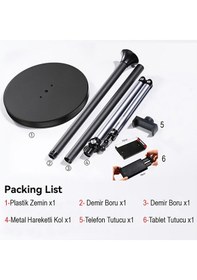 Resim 6-11 İnch Metal Ayaklı Flexible Tablet Ve Telefon Tutucu Stand 16 