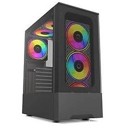 Resim Everest DUSK PEAK 600W 4X12CM Rgb Mid Tower Kasa 