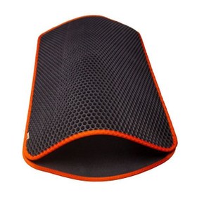 Resim Cattie Altıgen Model Kum Toplayıcı Fonksiyonel Kedi Paspası Large Turuncu 50x75 Cm 