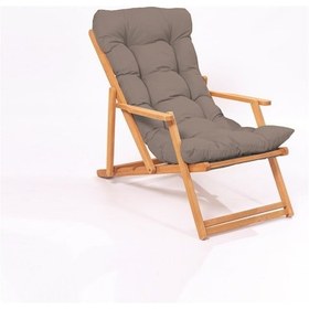 Resim Meya Dekor Simona Şezlong Konforlu, Tv, Okuma, Ps4,ps5,xbox Oyun - Oyuncu Koltuğu Vizon 