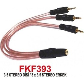 Resim 1 Stereo Dişi 3 Stereo Erkek 5+1Ses Sistemi Kablosu 