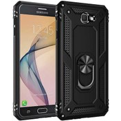 Resim Samsung Galaxy Uyumlu J7 Prime Yüzüklü Standli Vega Kilif Ekran Koruyucu 510433366 