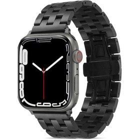 Resim Watch 38mm Uyumlu KRD-20 Metal Zore Kordon-Siyah 