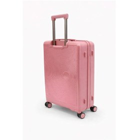Resim U.S. Polo Assn. Büyük Ve Orta Boy 2'li Valiz Seti %100 Polipropilen Valiz Pembe 26040 Pembe 