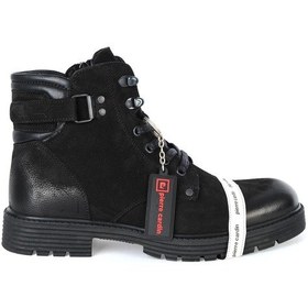 Resim Pierre Cardin 77648 Nubuk Siyah %100 Deri Kışlık Erkek Bot 001 