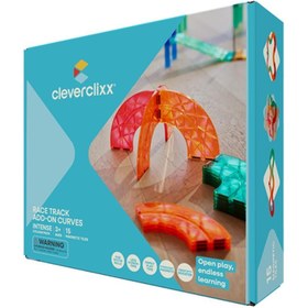 Resim Cleverclixx Yarış Pisti Eklentisi Kavisli Parçalar , Intense 15 Parça 