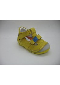 Resim Angelokids Perlina 01102 Doğal Deri Ortopedik Ilk Adım Ayakkabısı 18-21 (422288424) Sarı 