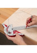 Resim Pazly Dayanıklı Ahşap Cetveli 10 İnç - Kullanışlı Tasarım, Pratik Ahşap İşleme Aracı 