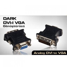 Resim DARK DARK DK-HD-ADVIXVGA DVI TO VGA 24+5 ÇEVİRİCİ ADAPTÖR 