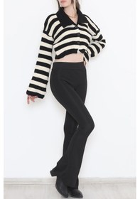 Resim Buyers Butik - İspanyol Paça Tayt Siyah1 - 9279.1098. 001 