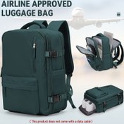 Resim COOFAY Havayolu Onaylı Büyük Seyahat Sırt Çantası Erkekler & Kadınlar İçin - Dayanıklı Naylon, Laptop Kılıfı, Ayarlanabilir Askılar, İş ve Spor Kullanımı İçin İdeal, İş Sırt Çantası|Şık Günlük Tasarım|Pratik Tasarım, Seyahat için Sırt Çantası 