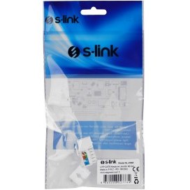 Resim S-LINK SL-KS60, UTP, CAT6, Keystone Jack3U, 90 Derece 