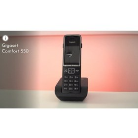 Resim GIGASET Comfort 550 Dect Telefon (SİYAH) 
