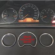 Resim GCP German Car Parts 1996-99 Model W210 Gösterge Paneli Çerçeve Halka - W210 Aksesuar Krom Nikelaj 