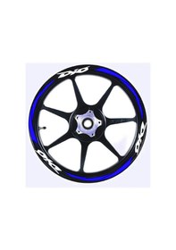 Resim Şık Tasarım Motosiklet Jant Şeridi Cb250r Uyumlu Beyaz-fıstık Yeşili Neon Sağ-sol/ön-arka Beyaz 