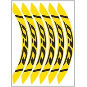 Resim Sarı Geniş Honda Dio Uyumlu Jant Şeridi 