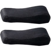 Resim Blesiya Ofis Koltuğu Kol Dayama Tekerlekli Sandalye Yastık Kapağı Yastıklı Yastık Köpük Donanma 80 X 90 X 10 Cm Siyah 