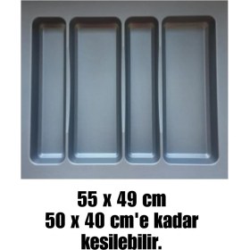 Resim Almital 55X49 Cm_Antrasit Plastik Mikro Kabartma Desenli Kepçelik - Ücretsiz Kesim 