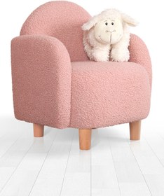 Resim Lorence Home Moylo Teddy Çocuk Koltuğu Pembe 