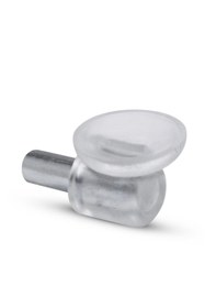 Resim Taşkın Aksesuar Metal Başlı Vantuzlu Raf Pimi Şeffaf (25 Adet) Cam Tutucu Mobilya Dolap Pimi Pvc Plastik 