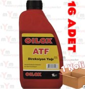 Resim OİLOX Atf Hidrolik Kırmızı Direksiyon Yağı 900ml 16 Adet 