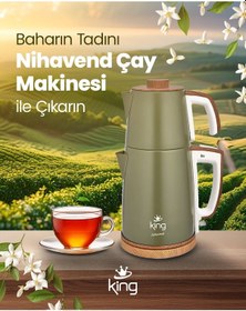 Resim King Nihavend KCM336 1.7 L Çay Makinesi 
